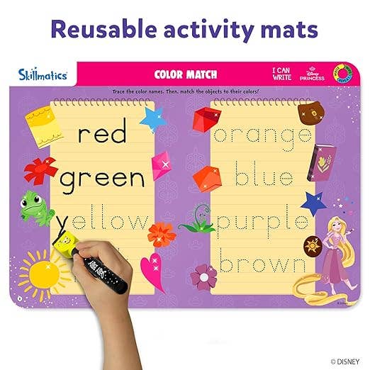 Skillmatics - I Can Write: Disney Princess Activity Mats