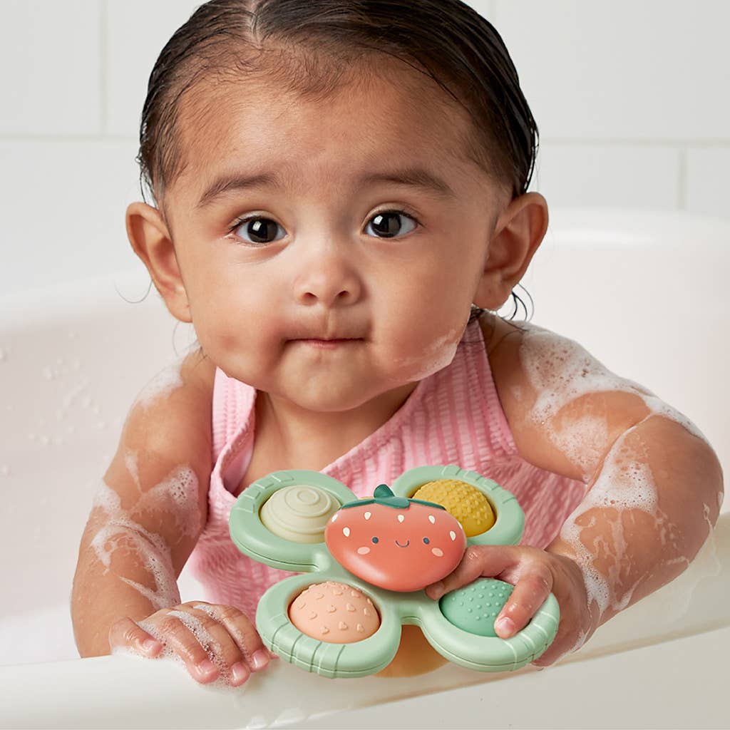 *NEW OPTION* Itzy Pop & Whirl™ - Bath + Travel Toy: Strawberry