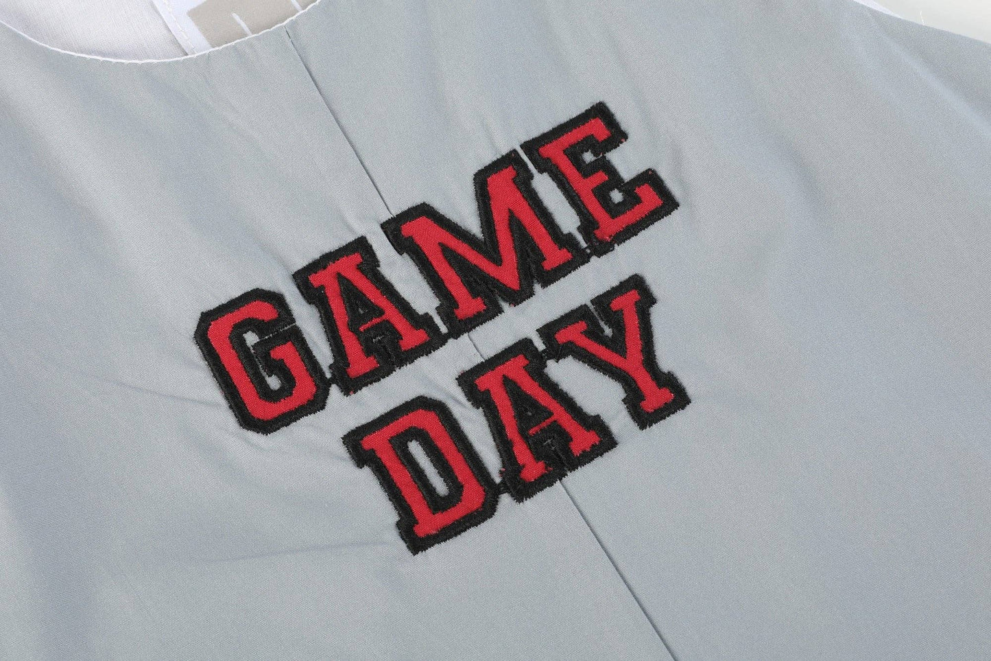 Gray and Red Fan Overalls