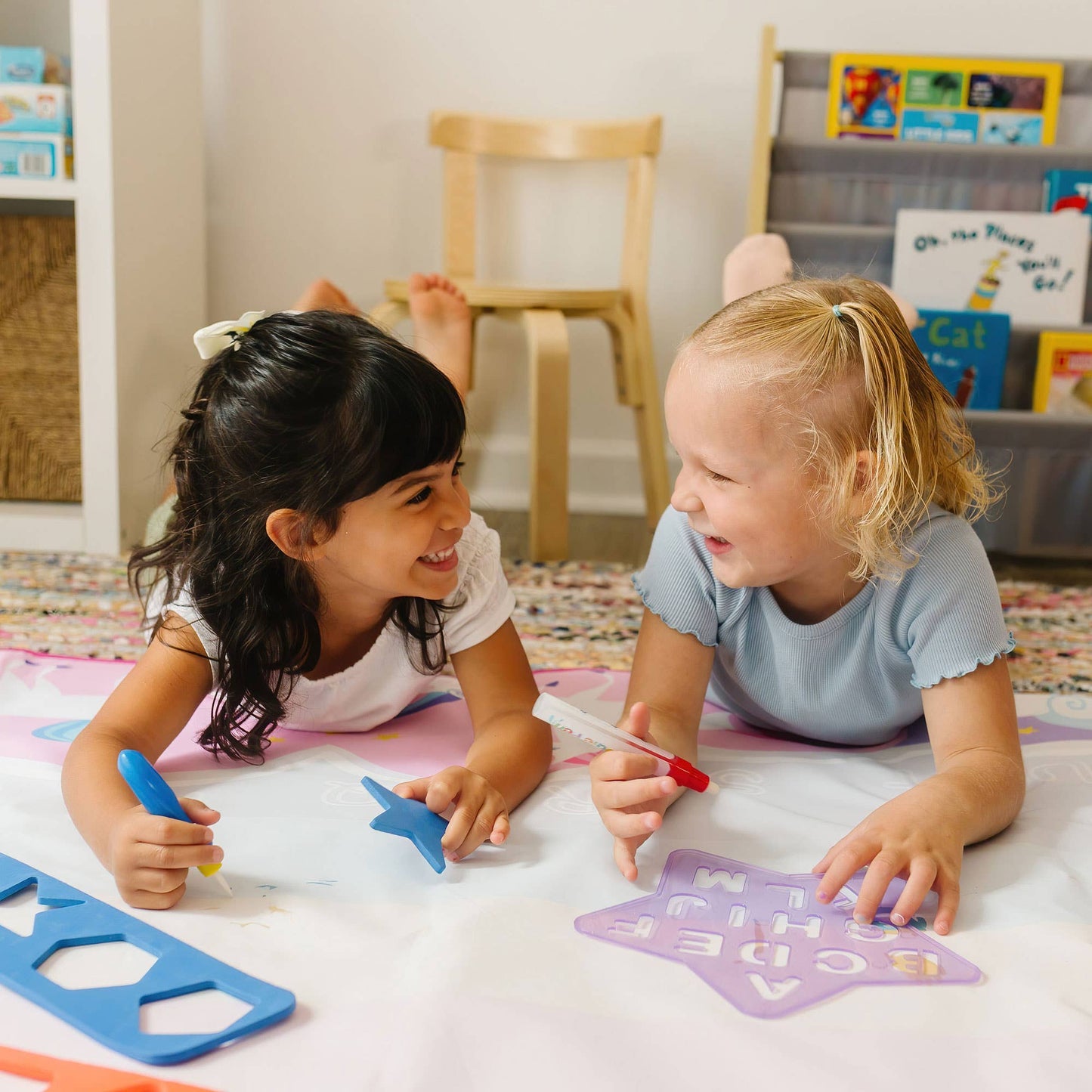Unicorn Rainbows Doodle Mat