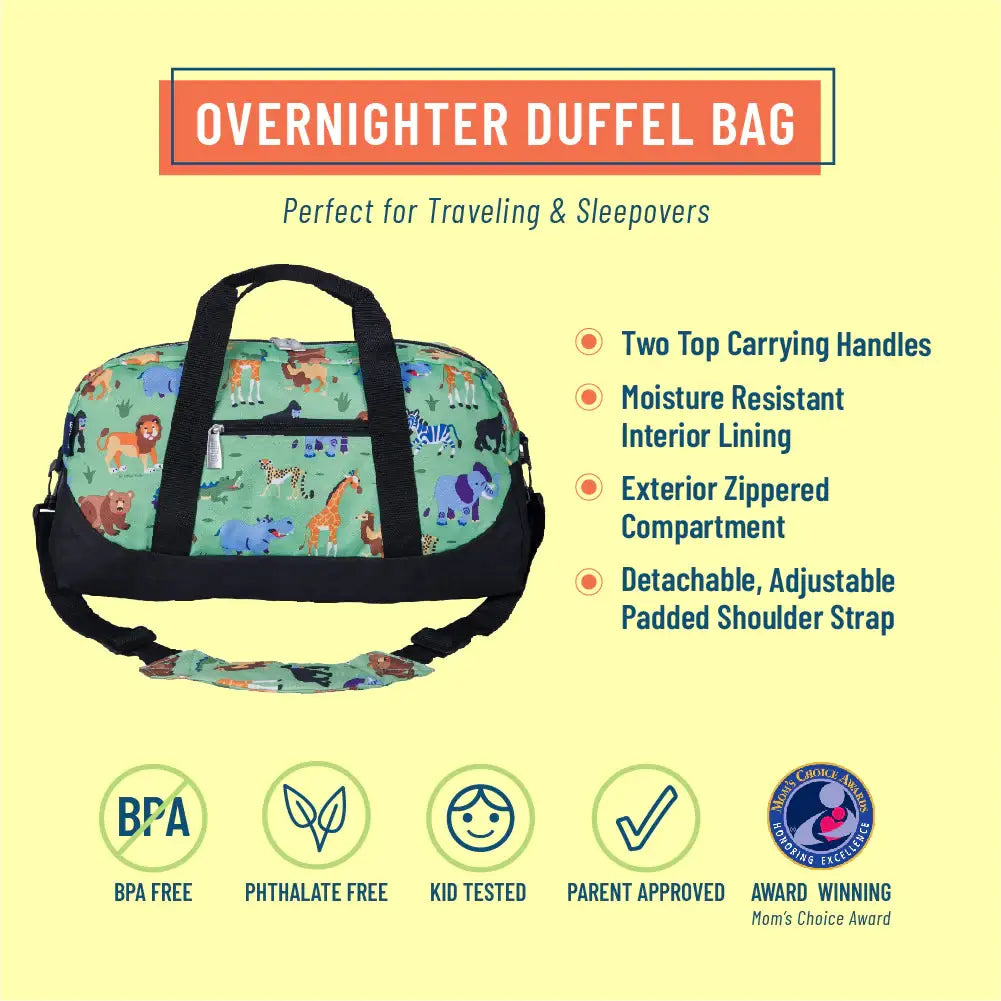 Wild Animals Overnighter Duffel Bag