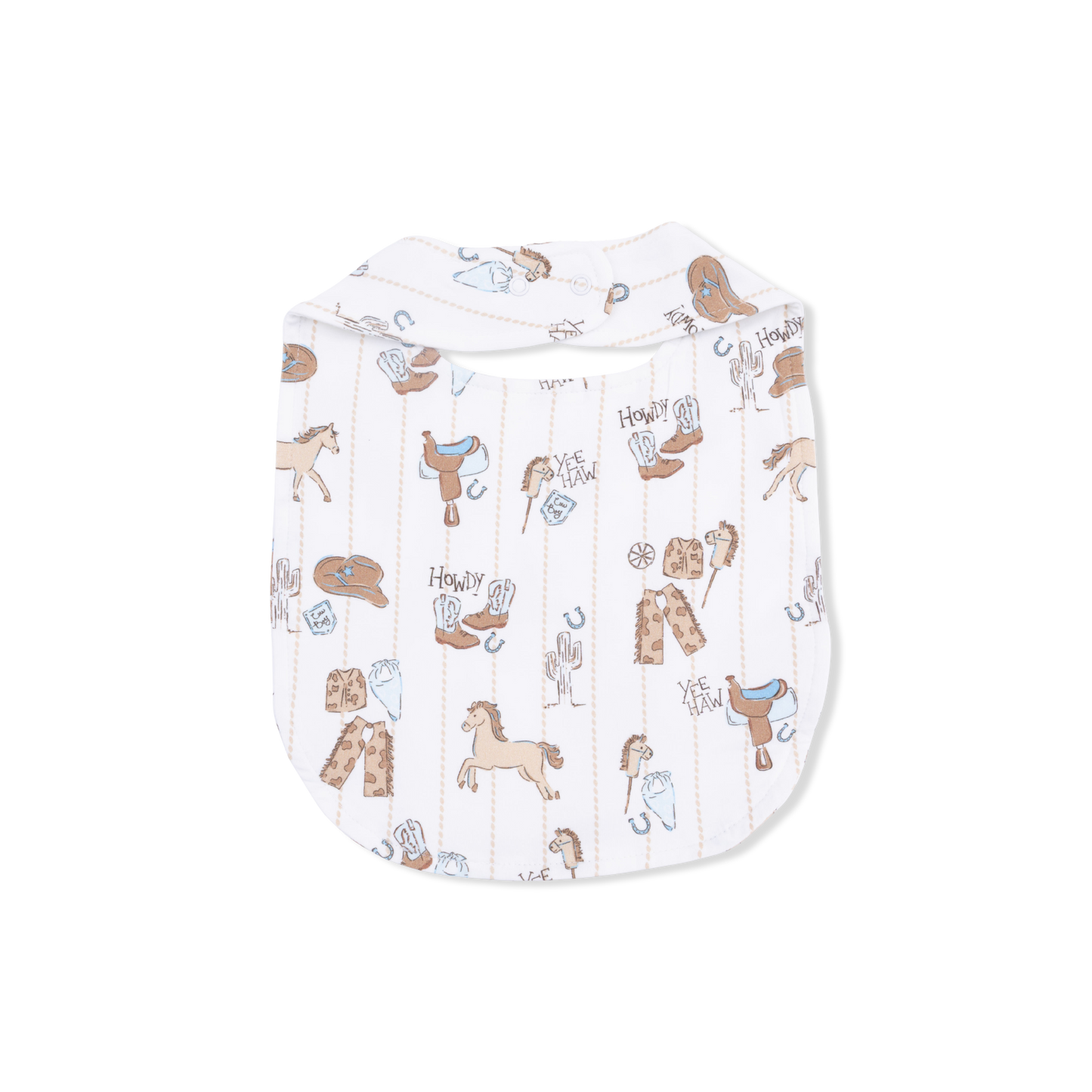 Cowboy Nursery - Feeding Bib: 0-3M