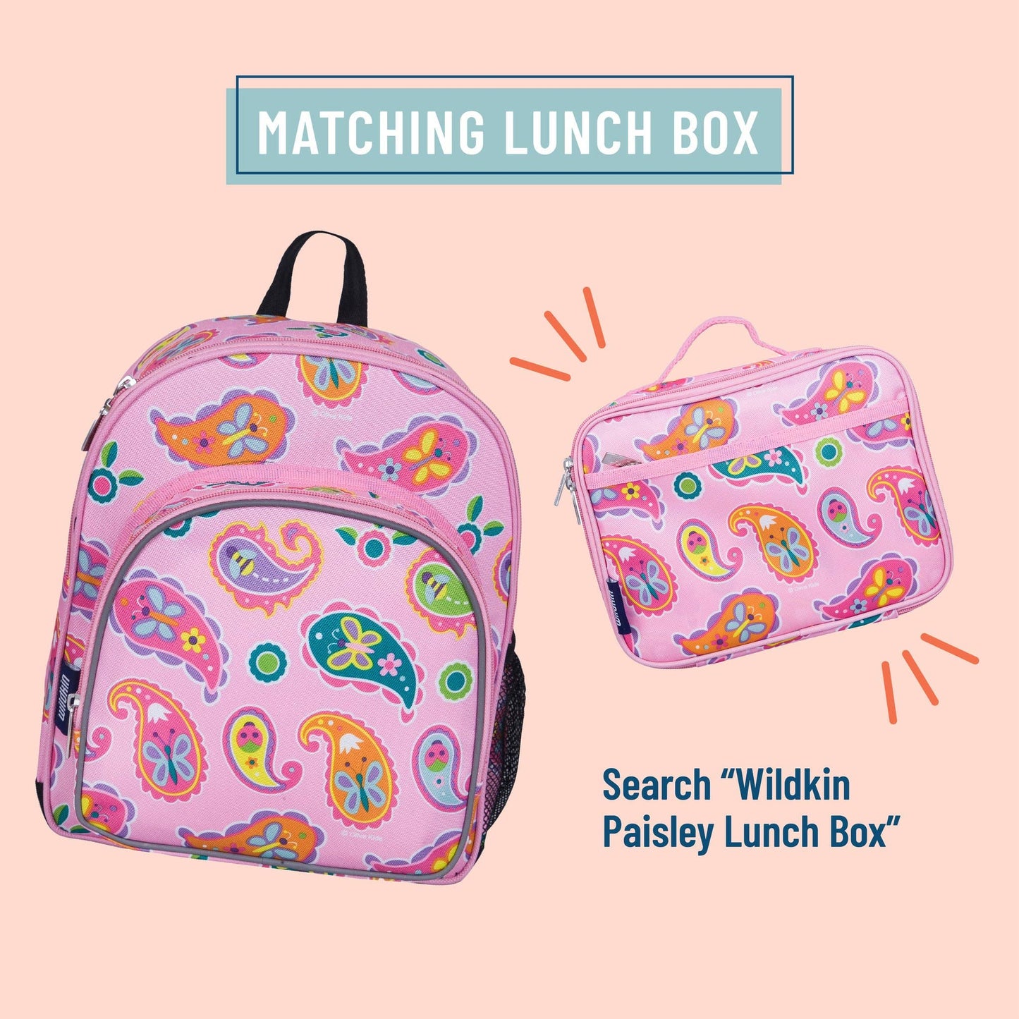 Paisley  Backpack - 12 Inch