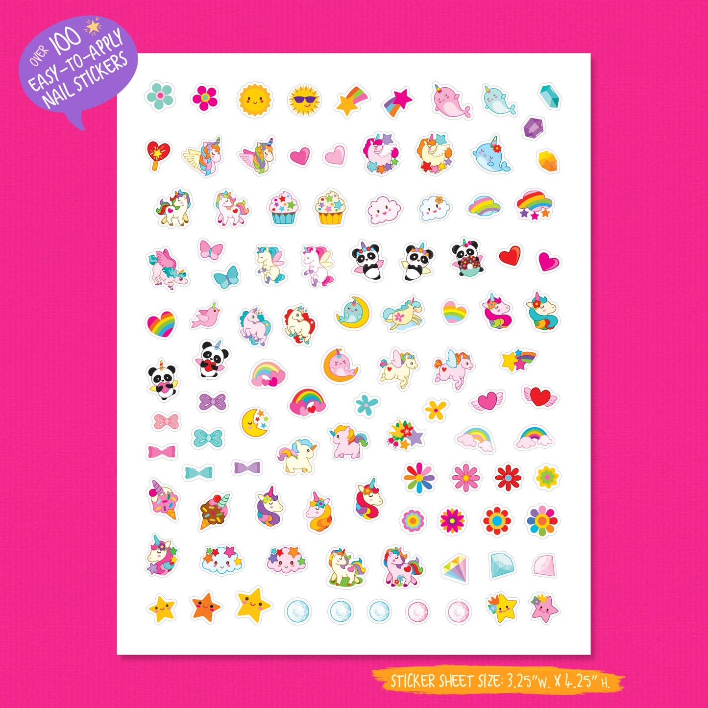 Nail Stickers | 100+ Believe in Magic Stickers. Cutie Chic