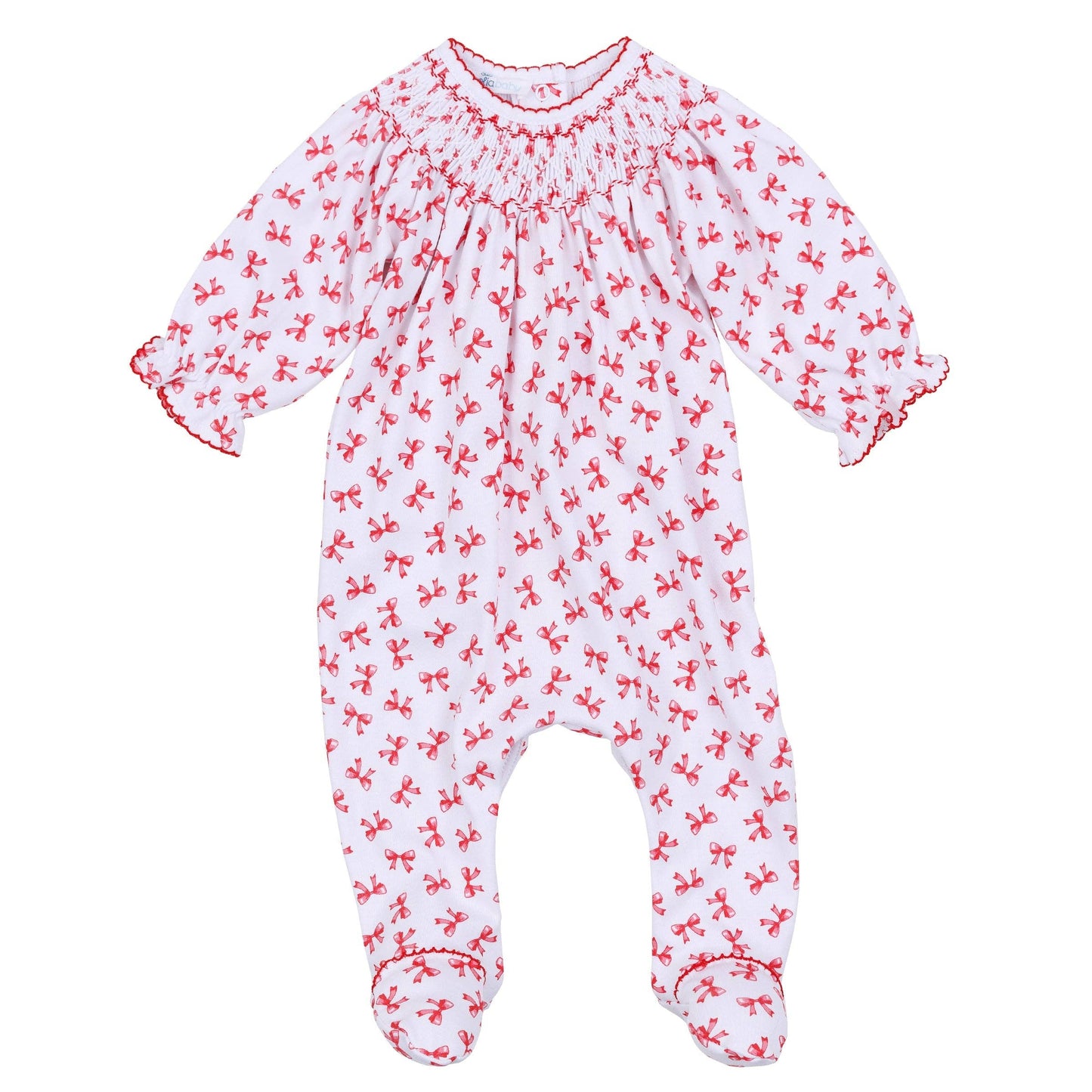 Scarlett Bows Bishop Footie