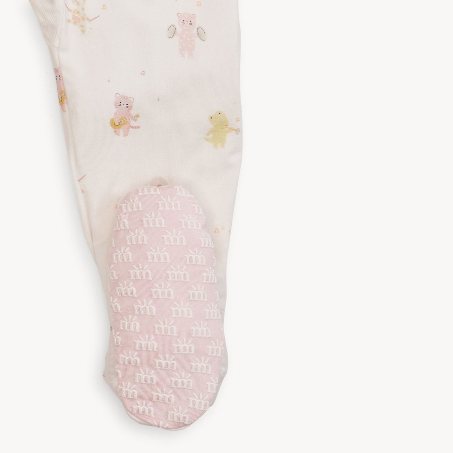 PINK BABY BEATS MODAL FOOTIE