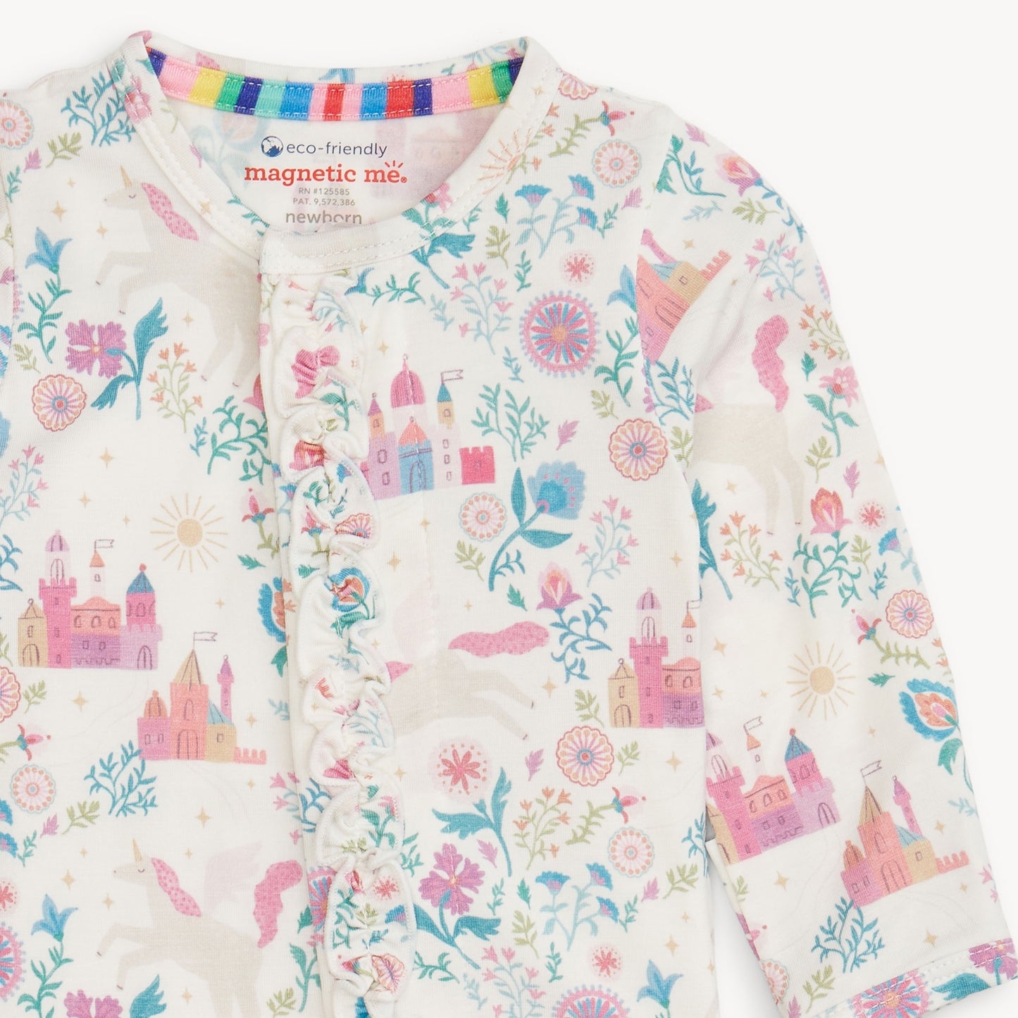 TAIL OF MAGIC MODAL MAGNETIC FOOTIE W/ RUFF