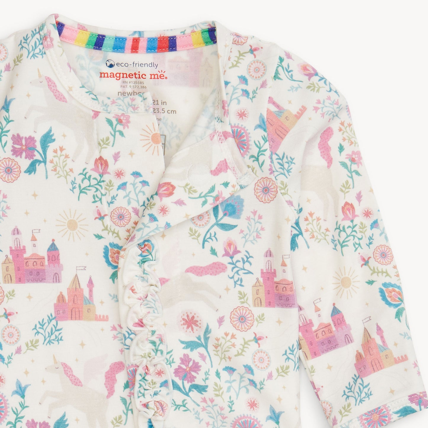 TAIL OF MAGIC MODAL MAGNETIC FOOTIE W/ RUFF